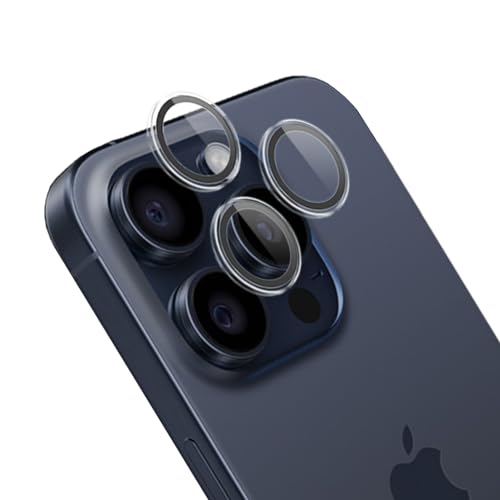 Apapeyaカメラ保護 iPhone 15 Pro/iPhone 15 Pro Max用 カメラレンズ保護カバー 耐衝撃 アクリル素材 高硬度