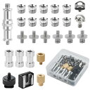 UEB カメラネジ 6個セット 撮影 ネジ 1/4 3/8 変換ネジ カメラ固定ネジ 3/8 1/4 変換アダプタ カメラ ネジ メスオス 止め