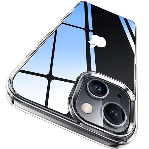 極々透明感・革新耐黄変技術 iPhone 15 用 ケース クリア 耐衝撃 米軍M規格 黄変防止 ストラップホール付き ワイヤレス充電対応 03