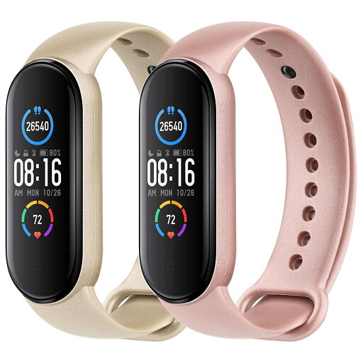 Vancle コンパチブル Mi Band 6/Mi Band 5 バンド 替えベルト シリコン製 交換ベルト 対応 Mi band 5/6 Vancle コンパチブル Mi Band 6/Mi Band 5 バンド 替えベルト シリコン製 交換ベルト 対応 Mi band 5/6