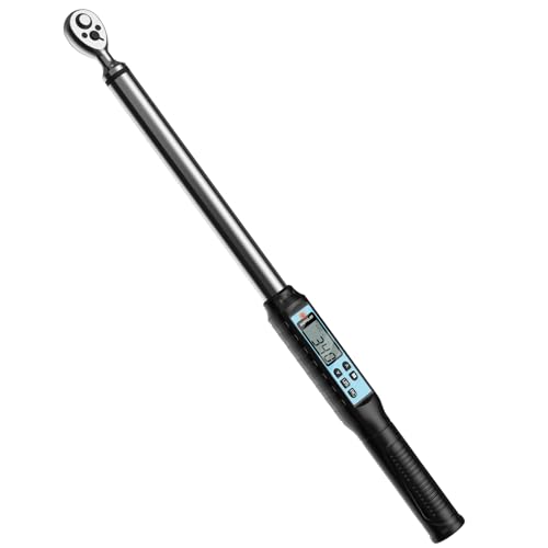 デジタルトルクレンチ 高精度 トルクレンチ 耐久性 3モード・4単位 多用途 1/インチドライブ、記録999 件 自動車整備 タイヤ交換 オー