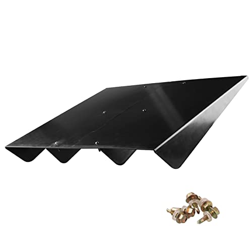 汎用スポイラー 組立式 リアディフューザー リアバンパースポイラー アンダーパネル シャークフィン風 AB製 未塗装 黒 ドレスアップ 整流