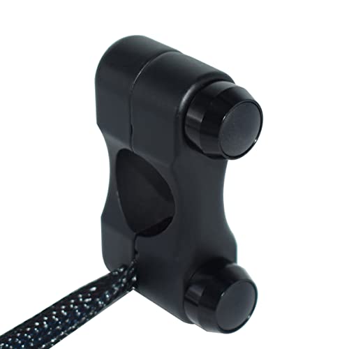 ヘッドライトフォグスポットライト/ スイッチ CNC ボタン 防水 1V mmハンドルバーオートバイ用