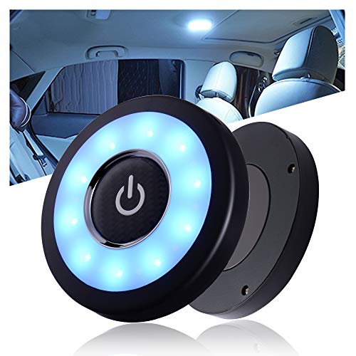 XCOURCE 車内灯 吸い付け 車 EDライト 3パターン色切替 ルームランプ 車内ライト車内ランプ ワードロー..