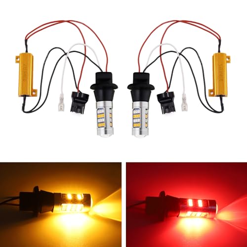 0 7440 ウインカーポジションキット 1V レッド アンバー 色 DR ポジションウインカー 4連835MD 車用 ED..