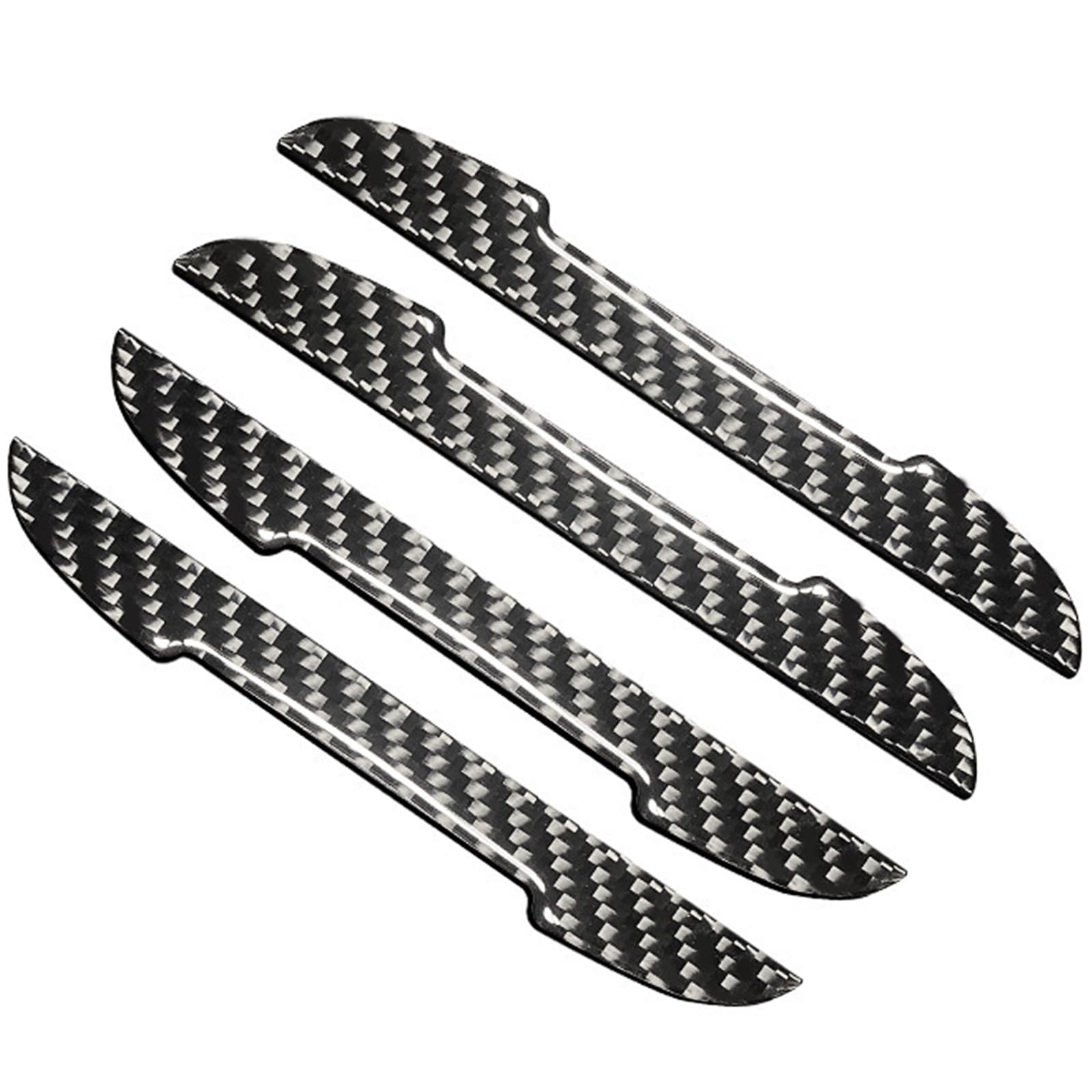 車用 ドアコーナーガード コーナーガード カーボン調 傷防止 個入り ドアガードブラック