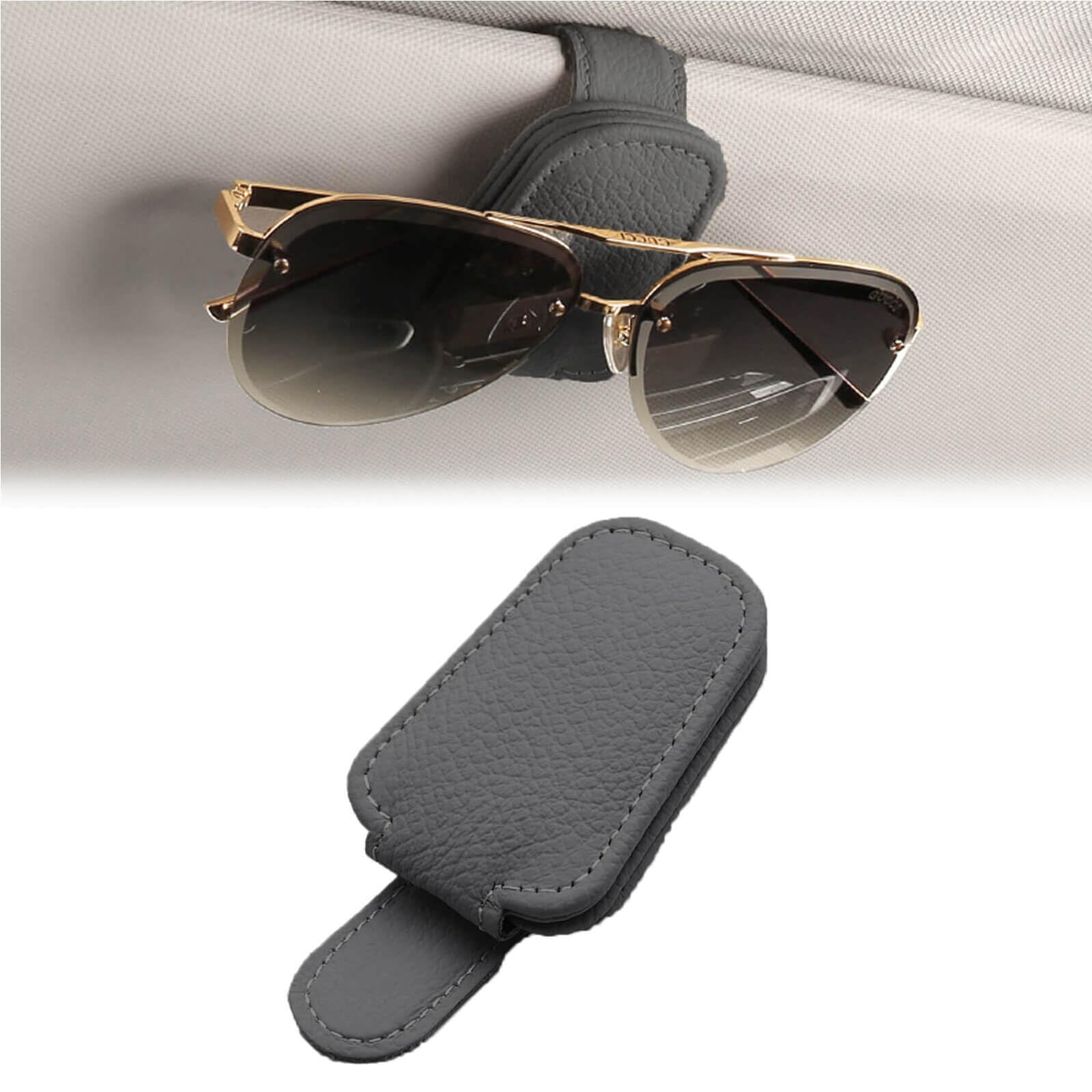 サングラスクリップ 車用 車用収納 車載用サングラスホルダー サンバイザー 車眼鏡ホルダー サングラス..