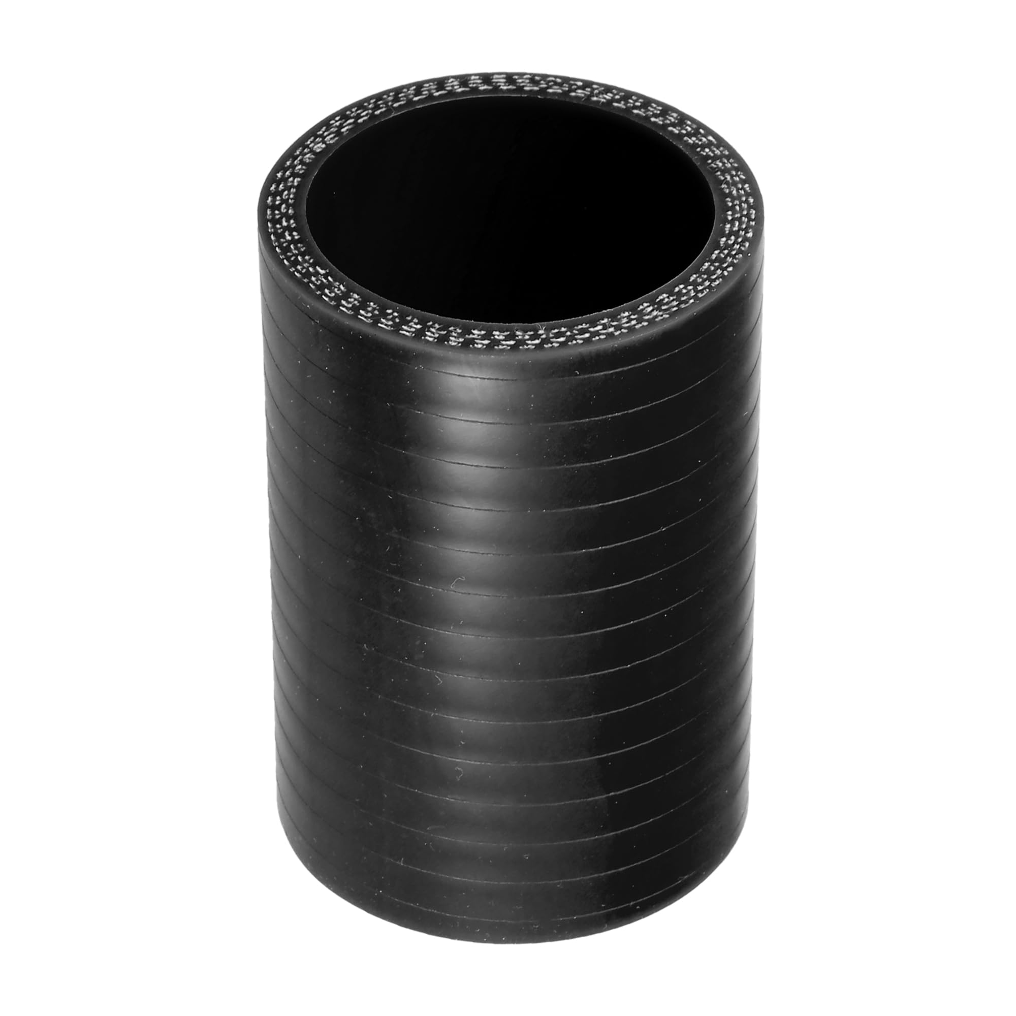 X HAUX シリコンホース シリコンパイプ ラジエーターホース 1個 内径4mm 長さ76mm 0度 ブラック カーシリコンホース クーラント