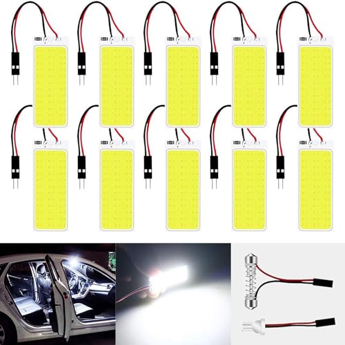 10パックホワイト50ルームOB 36MD 1V D EDライト用自動車車内照明パネルドームランプマップルーフ天井..