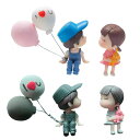 車用品 車内 アクセサリー カー用品 かわいい カップル 風船 樹脂 バースデー 自動車の小物 ピンクの風船+グレーの風船