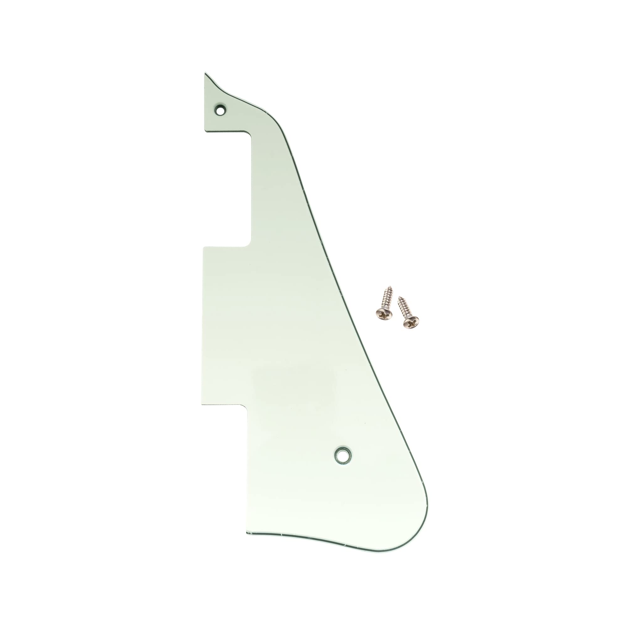 ・パーチメント MX0519・・olor:パーチメント・純正中国製スタンダードEpiphone Pスタイルなギターに適用 アメリカ製Pギターには適しません.他のPタイプのギターモデルに取り付ける場合 このピックガードを少し加工する必要があります・穴、フロントとリアーPUの間隔は58.3mmです・材質:プラスチック 厚さ:.0.mm・表面に二重の保護フィルム採用・パッケージ内容:1枚のPギターピックガード 取り付けネジ付属