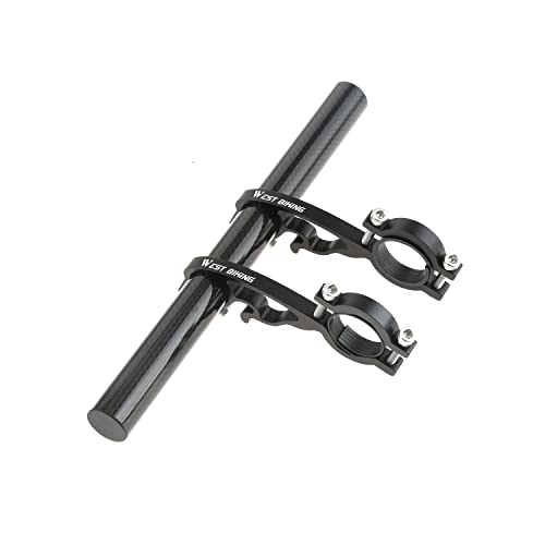 Etmeta バイク マルチバー クランプバー 延長ブラケット ステー ハンドル スマホホルダー ハンドルスペース拡張 径0mm?3mmに適用炭