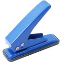 穴開けパンチ ルーズリーフパンチ 1穴 穴径6mm 0枚入り コンパクト 軽量 持ち運び可能 丈夫 DYマニュアル 事務用品 ブルー