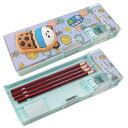 ilybeauty ペンケース 筆箱 小学生 女の子 男の子用 マルチスタイル 鉛筆削り付き ストレス解消グッズ 筆箱パイナップルミルクティー