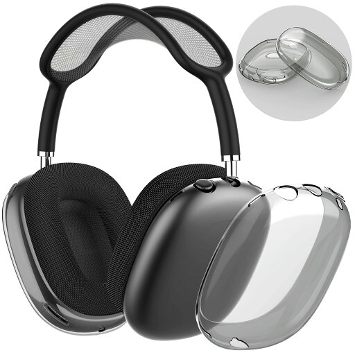 NURENDZ AirPods Max カバー クリア ケース ソフト PU 保護イヤーカップ カバー アクセサリー 指紋防止 傷防止 防塵 ク NURENDZ AirPods Max カバー クリア ケース ソフト PU 保護イヤーカップ カバー アクセサリー 指紋防止 傷防止 防塵 ク