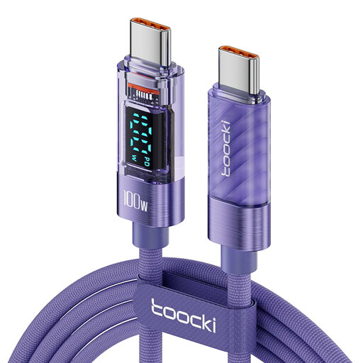 usb c ケーブル 100 PD EDディスプレイ搭載 M タイプcケーブル パープル 急速充電 typec ケーブル Phone 16/P usb c ケーブル 100 PD EDディスプレイ搭載 M タイプcケーブル パープル 急速充電 typec ケーブル Phone 16/P