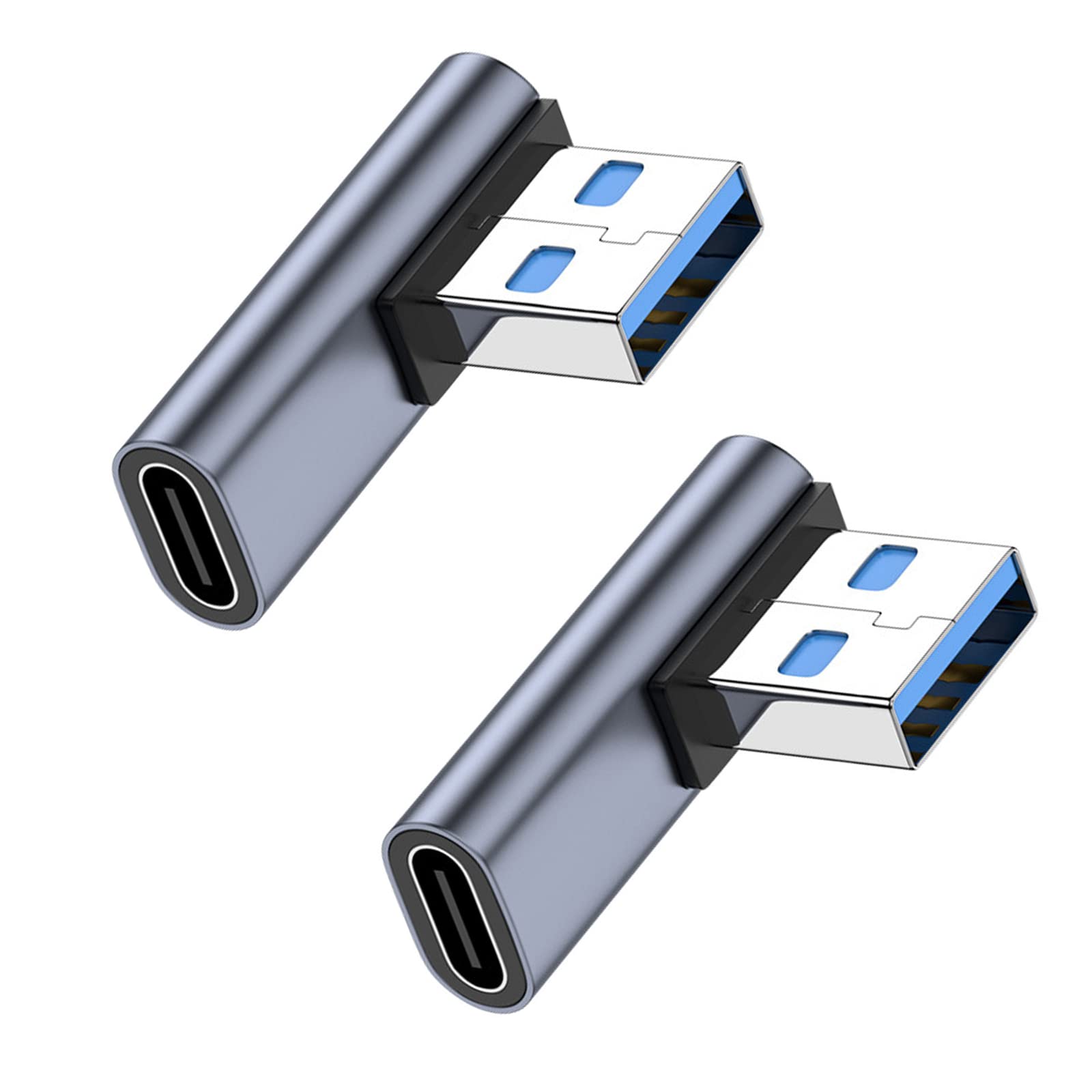 B 変換アダプタ 字型 ype (メス)to B A 3.1(オス)個セットFEEX 10Gbps 高速データ伝送 高速充電 スマホ パソコンな