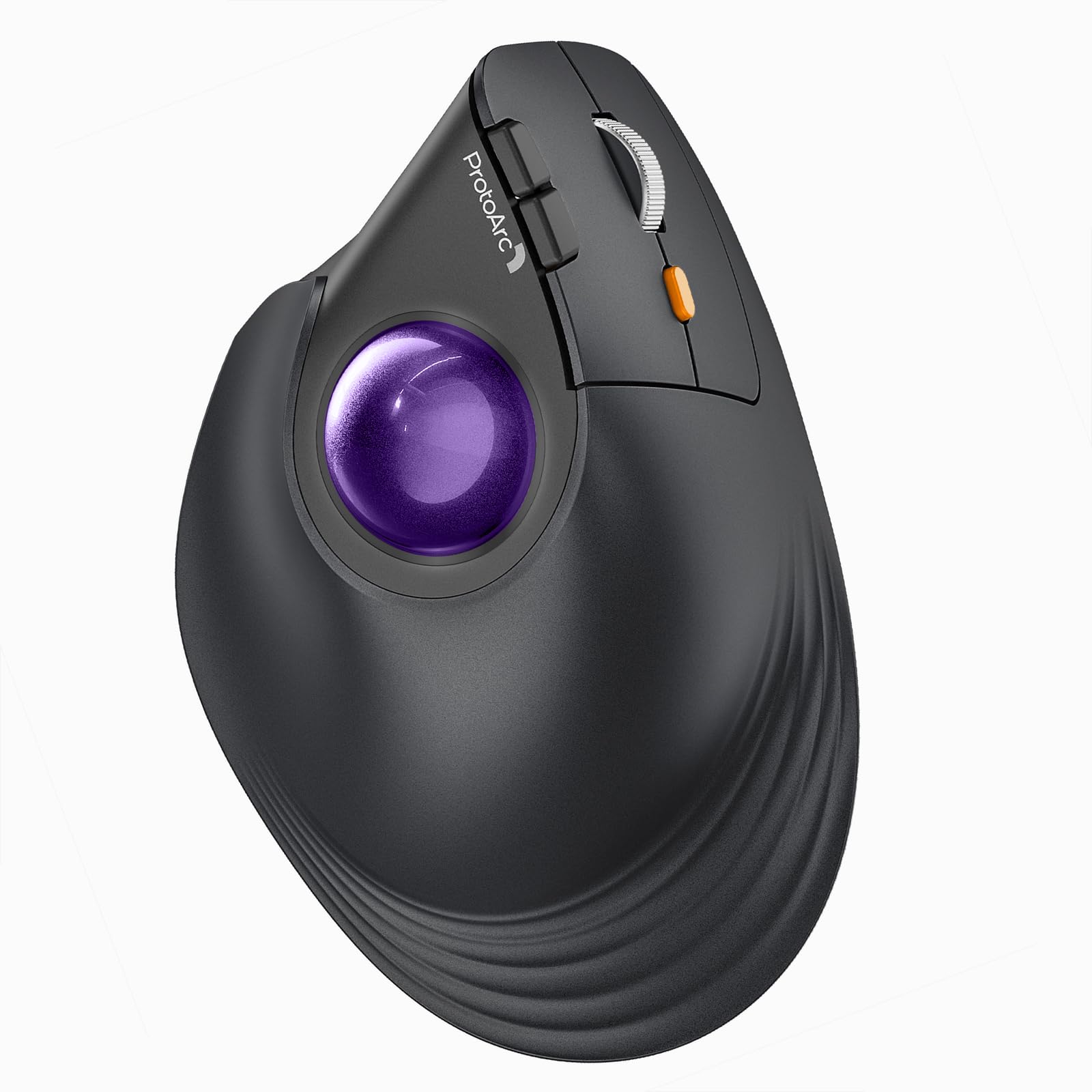 Proto EM05 Nバーティカル トラックボールマウス 縦型6° .4Gとtooth両対応 ワイヤレスマウス 5段階DP 00/400/80