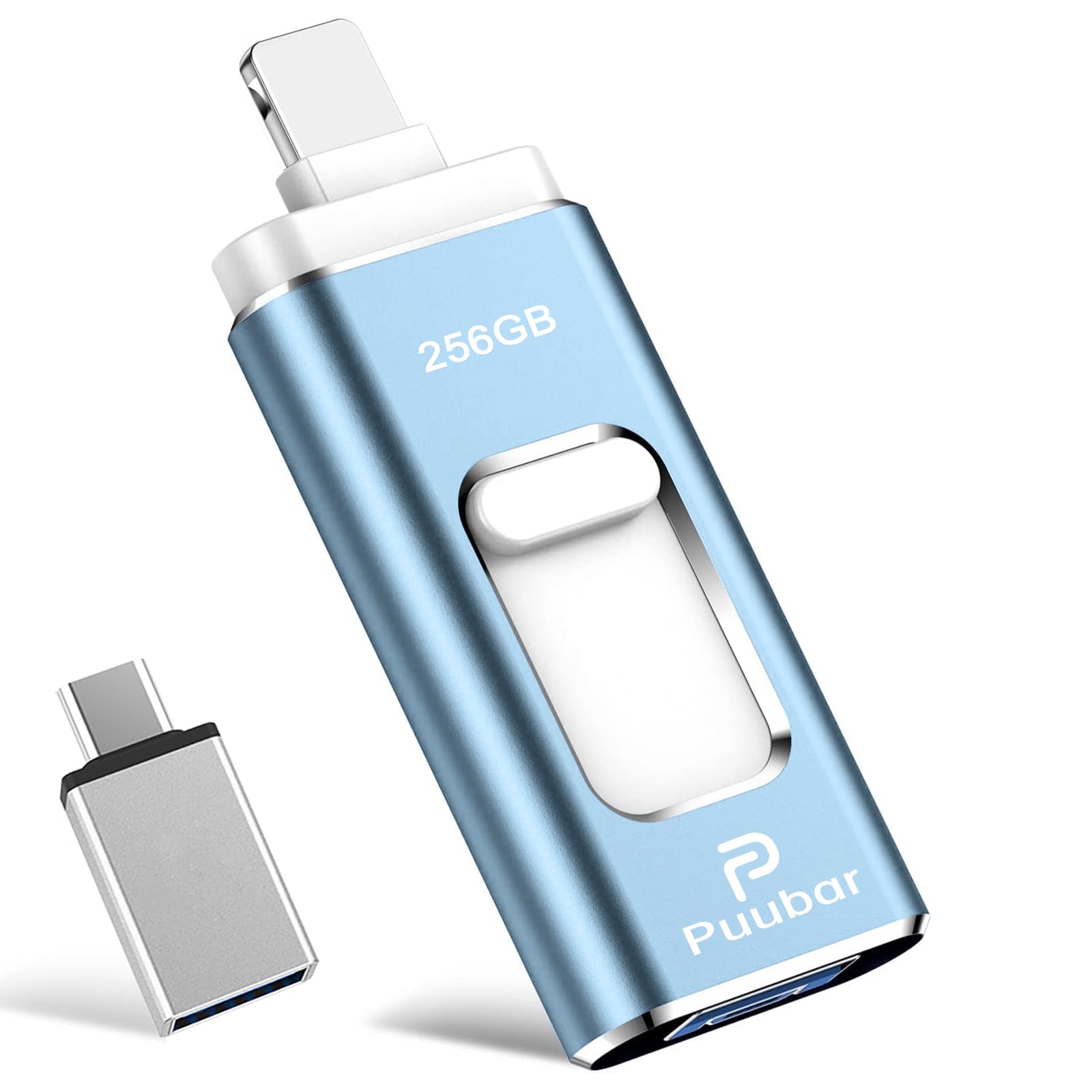 専用アプリ不要 アルバム整理簡単Phone用Bメモリ 4in1 Bメモリ56GB phone用外付けメモリ 高速B3.0 タイプc usbメモリ
