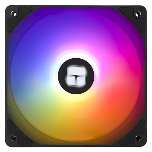 hmalright 1 PUファン 10mm ARGBケースクーラーファン、4ピンPM静音コンピュータファン、FDBベアリング付き、最大1500 hmalright 1 PUファン 10mm ARGBケースクーラーファン、4ピンPM静音コンピュータファン、FDBベアリング付き、最大1500