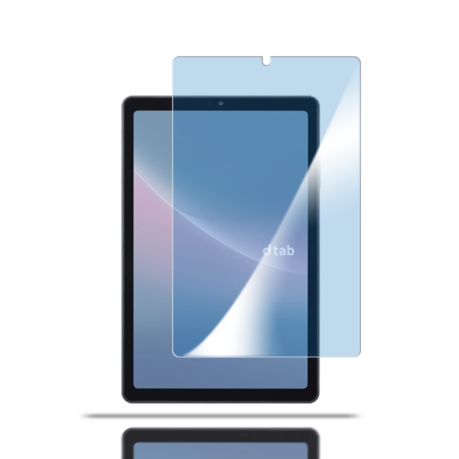 ブルーライトカット 93% 1枚入りdtab ompt d5 用のガラスフィルム 目の疲れ軽減 液晶保護 フィルム D5 ..