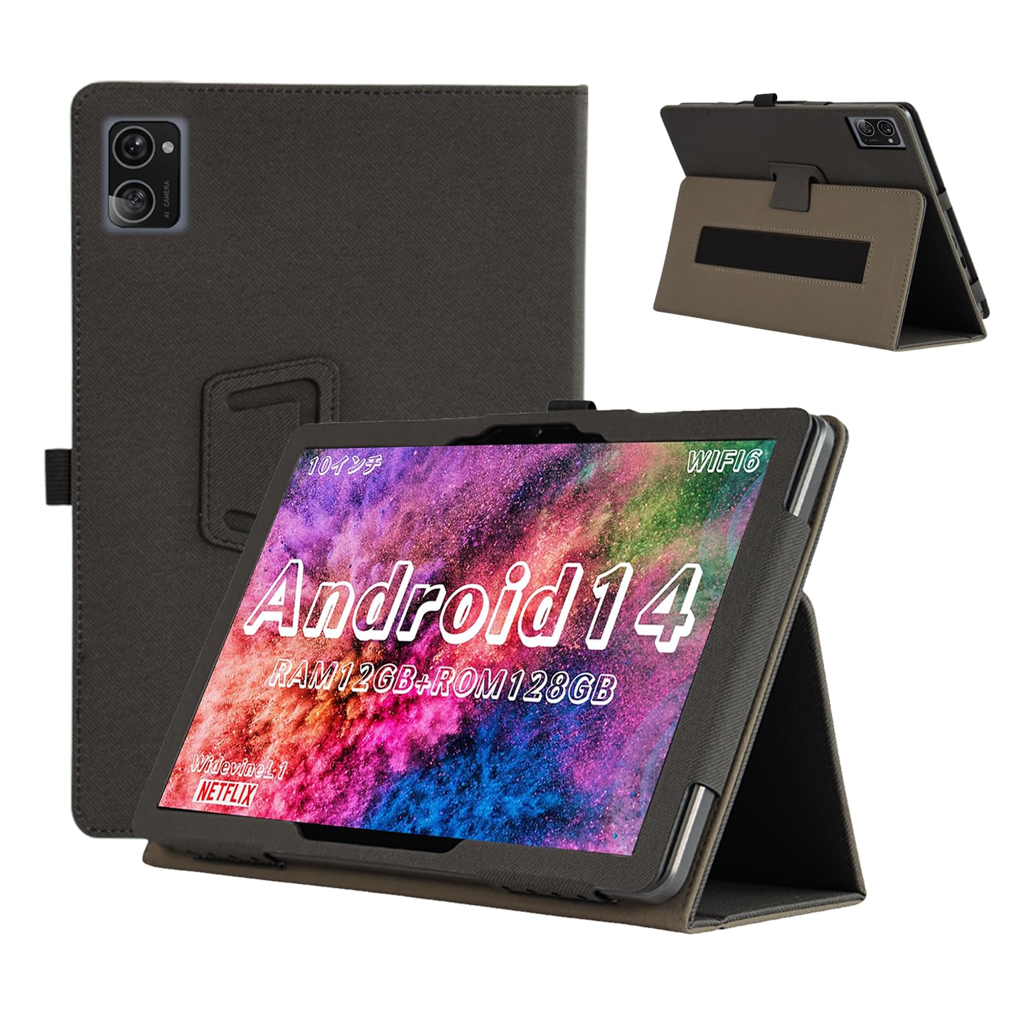 乐天商城 - 30A 用 ケース カバータブレット 10インチ 磁気吸引 タブレットスリーブ ペン挿し穴付き ブラケット機能 耐汚れ 耐傷 耐衝撃 全面保