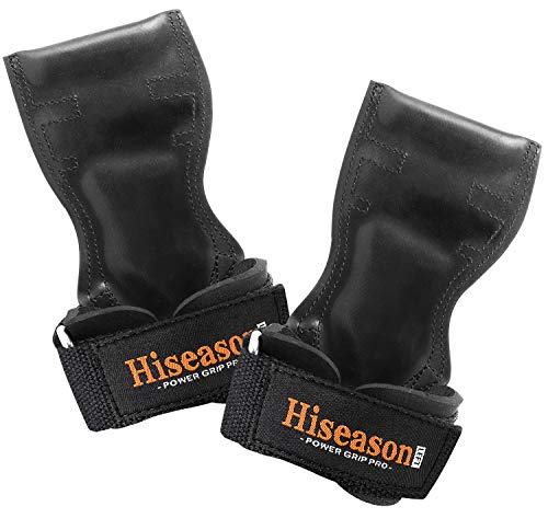 Hiseason パワーグリップ 筋トレ 懸垂 ラバー 握力補助 滑り止め改良強化 耐摩耗 ぱわーぐりっぷ 強度600kg 男女兼用 左右セット