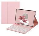 Galaxy b S9 FE 10.9 キーボードケース 丸型キー 可愛い カラーキーボード カラフル Android タブレット ギャラクシー