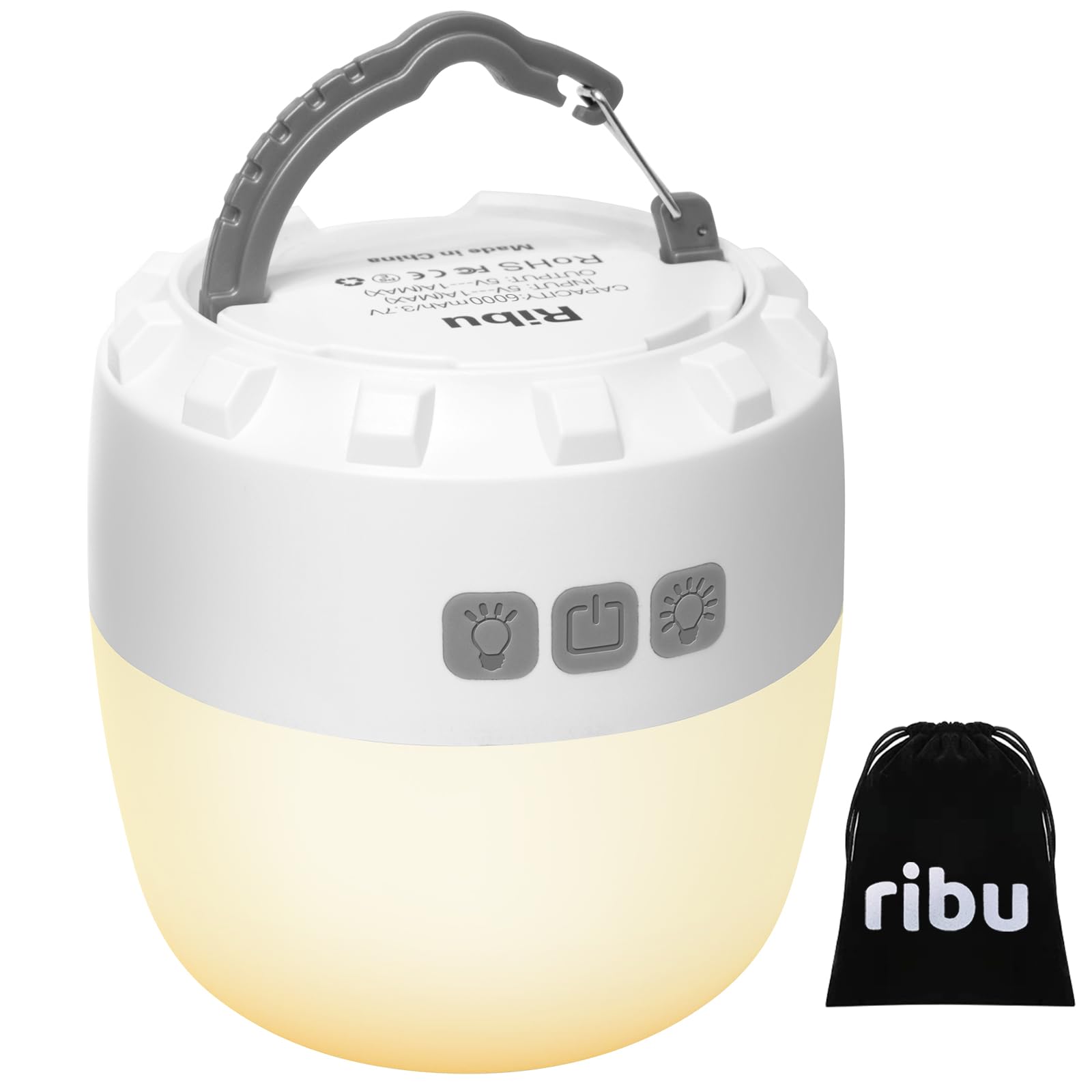 ランタン ledランタン ハンギング ライト 6000AH TypeC 充電式 4色切替 無段階調光 電球色/自然白/昼白色 小型 マグネット