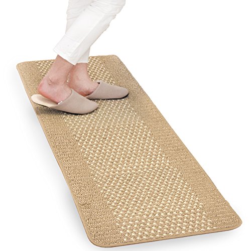 オカ 優踏生 洗いやすいキッチンマット 45X120 BE