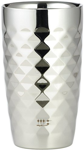 ヨシカワYoshikawa タンブラー ステンレス 二重構造 ダイヤモンドカット仕上げ 370l 磨き屋シンジケー..