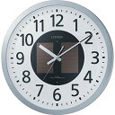 リズムRHYTHM シチズン 掛け時計 電波時計 ソーラー電源 TZEN エコライフM815 4815019