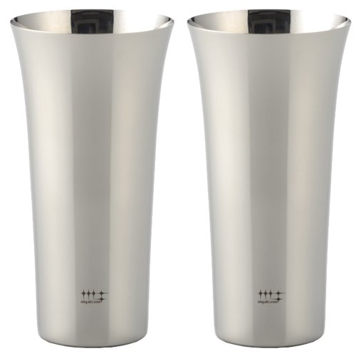 ヨシカワYoshikawa ハイボール・ビアタンブラー シルバー 435l 2pcs 磨き屋シンジケート Y1306