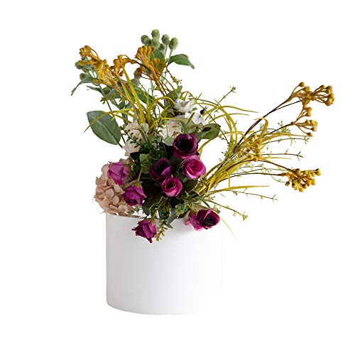 K フラワーベース ホワイト 20×15.5c AYAアヤ T910436