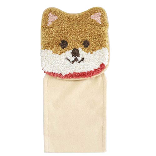 オカA ファンディット アニマル トイレットペーパーホルダーカバー ブラウン豆しば動物 ペット マメシバ