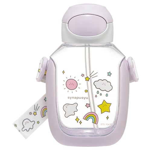 スケーターSkat 水筒 ストロー付き 530l ストロー水筒 ワンプッシュ 子供用 シナぷしゅ PDSH6DXA