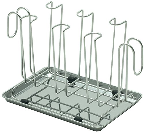 貝印 KA コップ立て グラススタンド ステンレス トレイ 付き DR5013