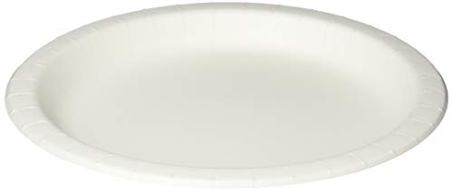 ペーパーウェアPapwareナチュラルパルプ プレート 22c 100P 厚手タイプ レンジあたため