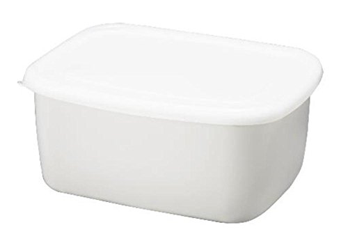 トンボ 保存容器 ぬか漬け 容器 3.3リットル ホーロー 臭いがもれにくい 臭い移りしにくい ホワイト ぬか漬けポット 3.3型 幅24.5