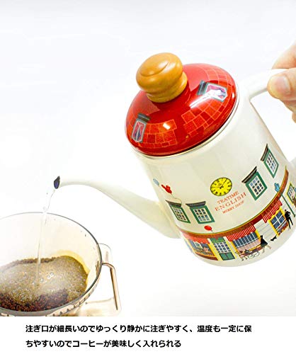 富士ホーロー コーヒーポット H対応 11c ホーロー ドリップポット メリーショップ MM11CP S nikkori-10078441 nikkori store サンプル画像2