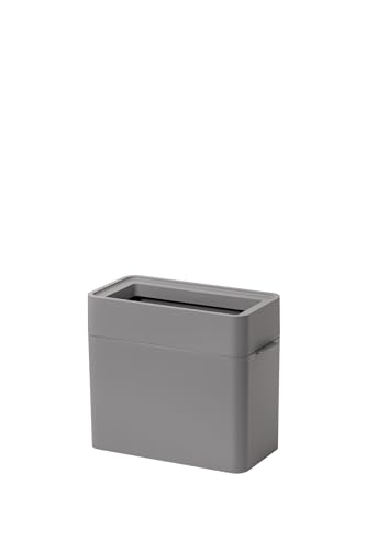 ライクイット likeit インテリアに馴染むおしゃれ角型ゴミ箱 フタなしゴミ箱 マルチパーパスビン 約9.5L ダストボックス グレー LB