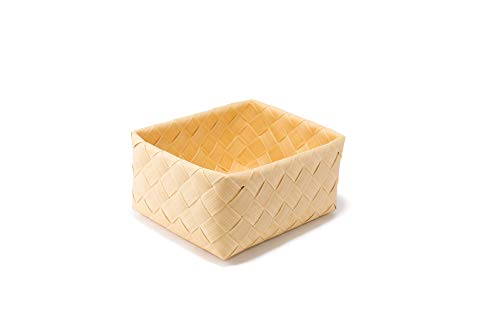 スタックストー 収納カゴ ナチュラル スクエアM Tib.