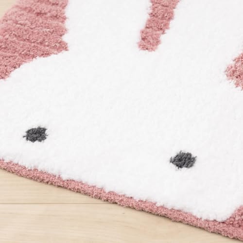 nikkori storeのセンコー ミッフィー トイレ用品 プリーマミッフィー トイレマット ロング丈 約80×60c ピンク キャラ アニマル 72658｜アングル2