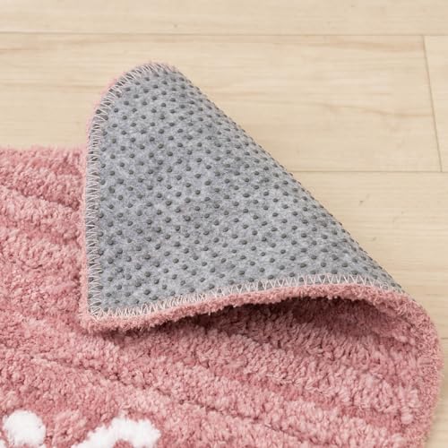 nikkori storeのセンコー ミッフィー トイレ用品 プリーマミッフィー トイレマット ロング丈 約80×60c ピンク キャラ アニマル 72658｜アングル3