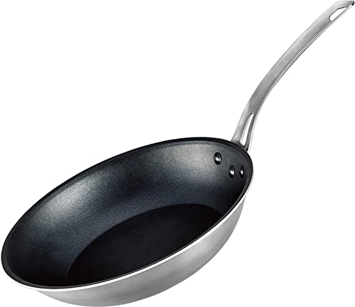 北陸アルミニウム マイスター2層クラッド H対応 フライパン 27c シルバー