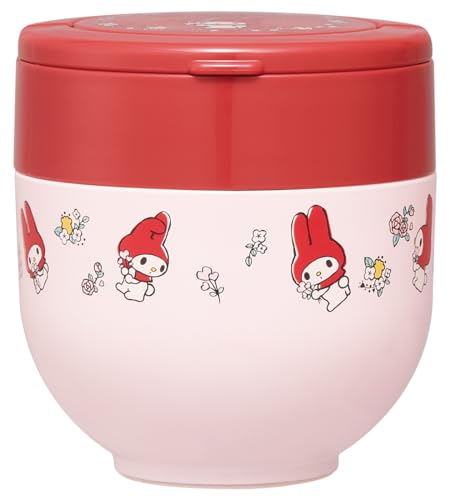 スケーターSkat 保温 保冷 丼ぶり ランチジャー 540l 折りたたみハンドル付 抗菌 サンリオ マイメロデ..