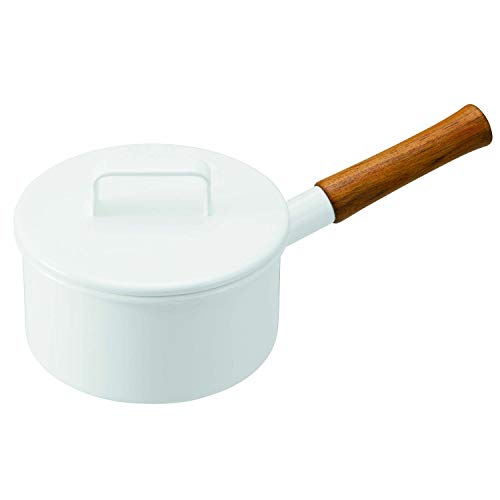 365ethods 片手鍋 ソースパン ホーロー 16c H対応 ホワイト YY16S.