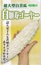 フタバ種苗 超大型白苦瓜 白願寿ゴーヤーのタネ 内容量：約10粒
