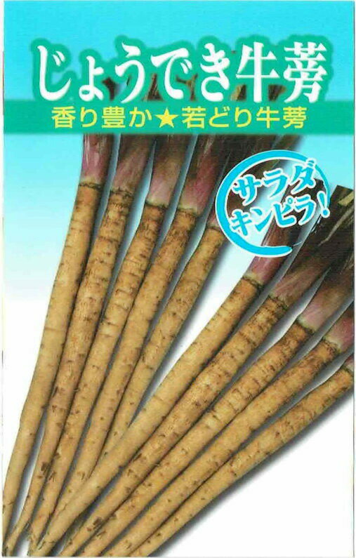 アサヒ農園　ゴボウ　じょうできのタネ　[内容量：8ml