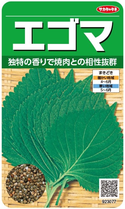 サカタのタネ エゴマ 7.5ml【郵送対応】